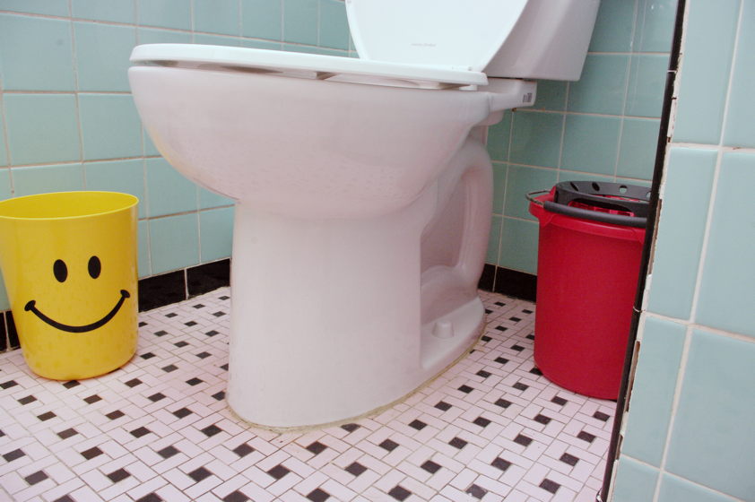 Plumber's putty or silicone around your toilet?